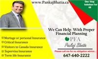 cheap super visa insurance Mississauga Pankaj Bhatia