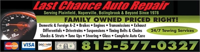 Last Chance Auto Repair For Cars Trucks