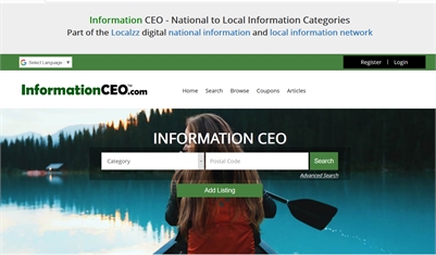 InformationCEO.com  - National to local business and information listings. 