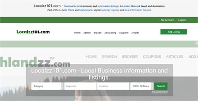 Localzz101.com  - National to local business and information listings.