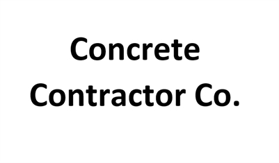 Concrete Contractor Co.